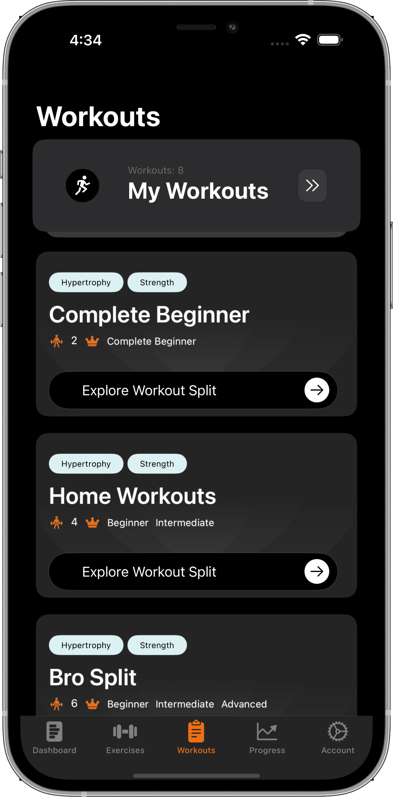 gym splits